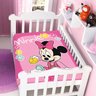 cobertor disney minnie brincando rosa
