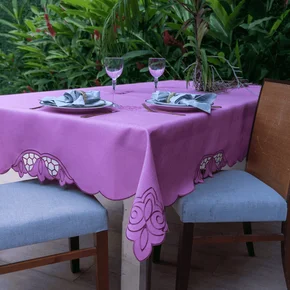 13 toalha de mesa tulipas blush rosa 5