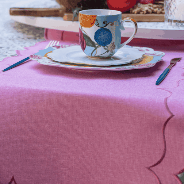 14 trilho de mesa moldura df blush rosa 3