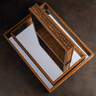 bandeja de madeira c espelho 34x19x5 wolff coquinho 1