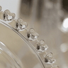 prato psobremesa de cristal de chumbo coracao 20cm 7