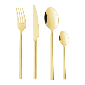 faqueiro 24 pecas de aco inox firenze dourado 1