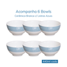 01 conjunto 6 bowls de porcelana hauskraft 440ml lisboa