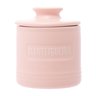 02 manteigueira francesa de ceramica c tampa wolff 8x8x9 matte rosa u