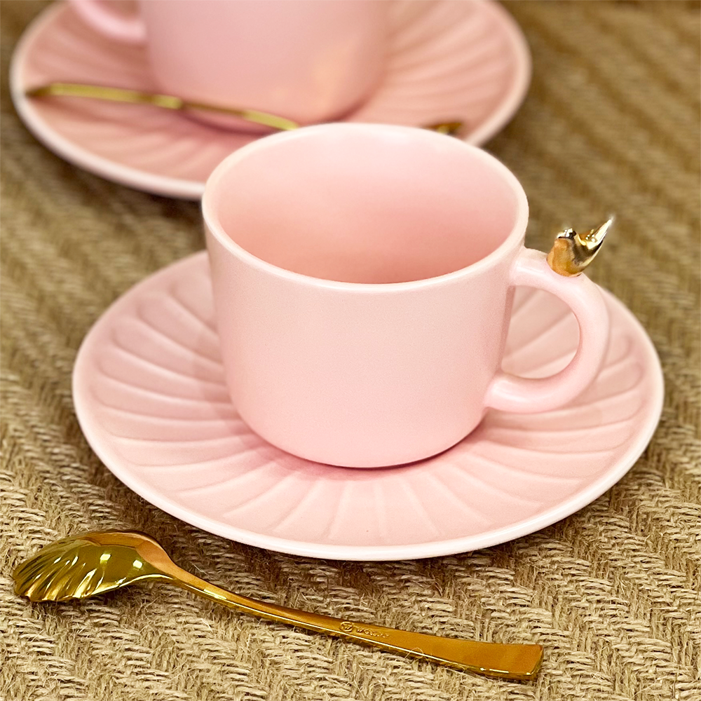 Conjunto 2 Xícaras de Chá de Cerâmica Wolff Colibri 170ml – Branca