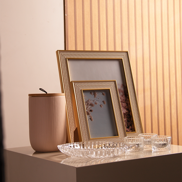 Porta-Retrato de MDF Texturizado - Lyor - Pontão das Fábricas