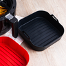 01 forma quadrada de silicone para air fryer lyor