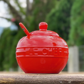 02 acucareiro de ceramica hauskraft 300ml le chef