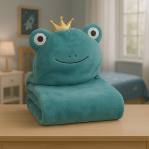 01 manta jolitex baby com capuz sapo