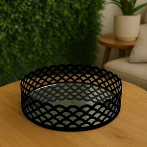 02 bandeja de metal com espelho lyor 18 5x5 arles