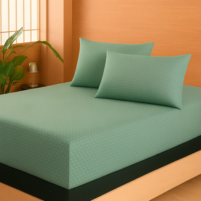 02 jogo de cama queen 3 pecas estampado com toque acetinado sofisticado altenburg 100 poliester