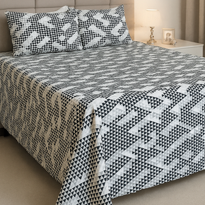 17 jogo lencol cortex supercal 4 pecas geometrico