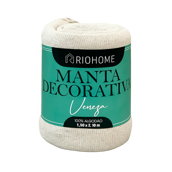 10 manta decorativa rio home veneza