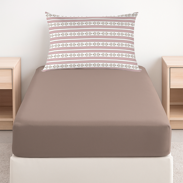 bege vintage cama