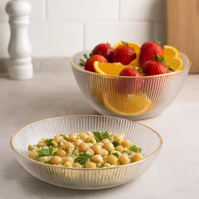 03 bowl redondo de vidro com borda dourada hauskraft graffiato