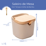 02 saleiro de ceramica c tampa e colher de bambu wolff 9x9x8 5