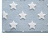 03 tapete infantil mimo estrelas azul em poliester antiderrapante 70x100cm