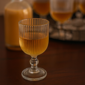 01 conjunto 6 tacas de vidro para licor hauskraft 60ml graffiato