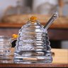 02 meleira de cristal ecologico little bee com pegador de acrilico lyor