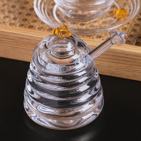 03 meleira de cristal ecologico little bee com pegador de acrilico lyor