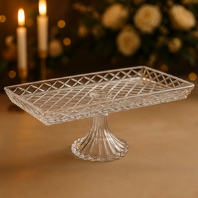 01 travessa c pe de cristal de chumbo lyor deli diamond