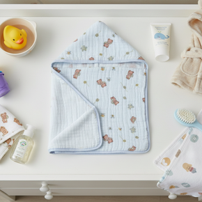 57 toalha baby com capuz 85cm x 85cm 100 algodao linha caricia baby minasrey