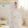 58 toalha baby com capuz 85cm x 85cm 100 algodao linha caricia baby minasrey