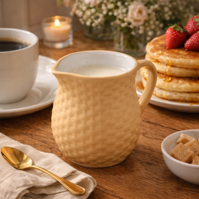 01 leiteira de porcelana rattan hauskraft 11x8 5x9 linha servir