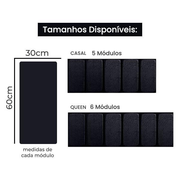 03 cabeceira modular de corino bella arte cinza c